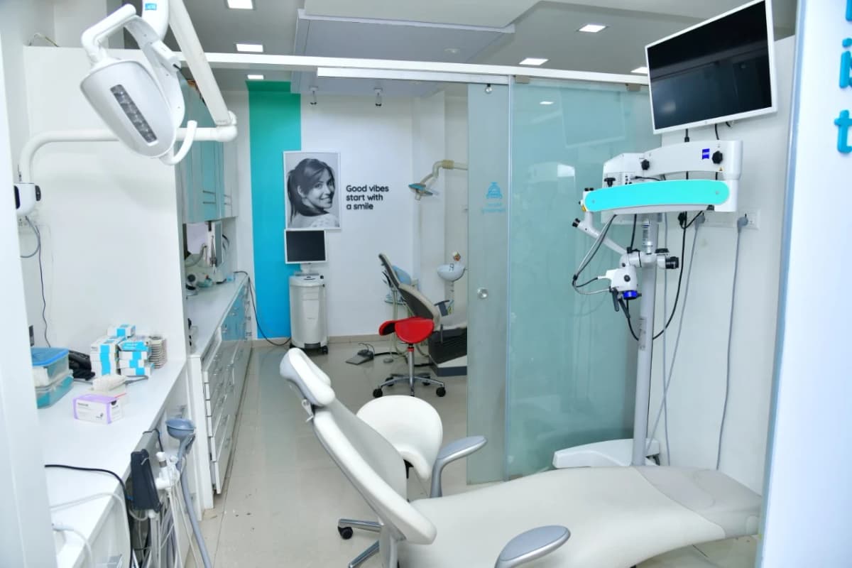 Patient room interior